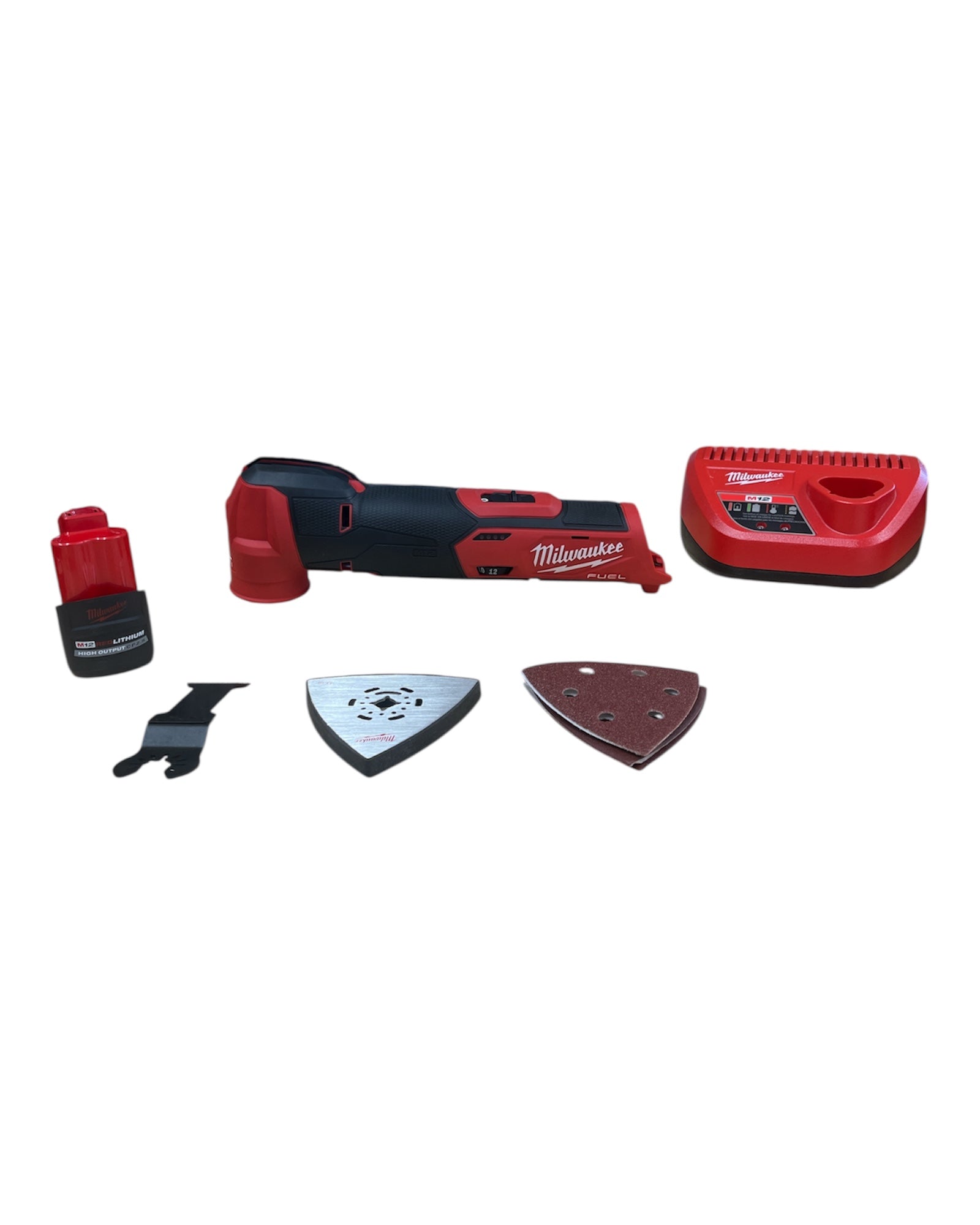 Milwaukee M12 FUEL 12V Lithium-Ion Cordless Oscillating Multi-Tool Kit w/High Output 2.5 Ah Battery, Charger, Accessories & Bag